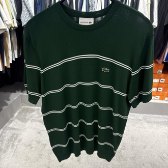 Çizgili Rayon Kırışmayan Kumaş Triko  (5064-Yeşil)