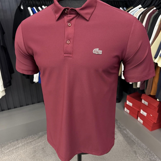 İthal Kırışmayan Kumaş Polo Yaka (26124-Bordo)