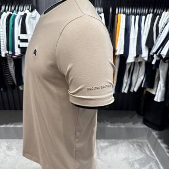 Premium Brooks Brothres T-shirt (2245-Bej)