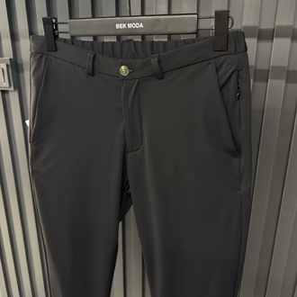 Modal Kırışmayan Kumaş Jogger Pantolon(1102-Siyah)