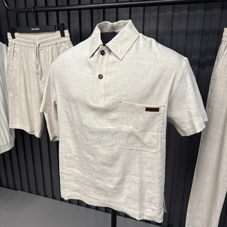 İthal Premium Zegna Ham Keten 3’lü Takım (Battal Boy-6819)