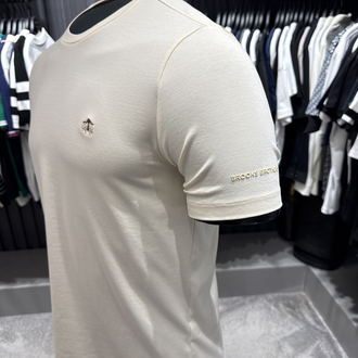 Premium Brooks Brothres T-shirt (2245-Ekru)