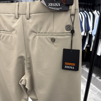 İthal ZEGNA Kırışmayan Kumaş Jogger Pantolon (0102-Bej)