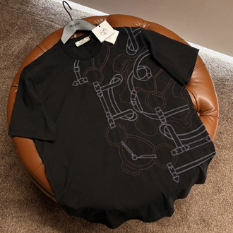 İthal Hermes T-shirt (Siyah) 5453
