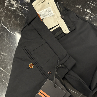 Zegna  Kırışmayan Kumaş Jogger Pantolon(1089-Siyah)