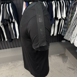 Omuz Detaylı T-shirt (26116-Siyah)