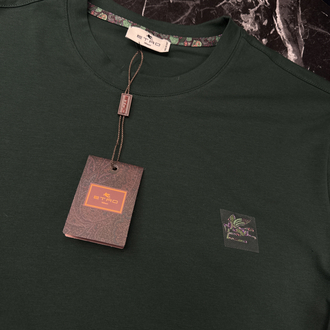 Premium Etro T-shirt (2238-Koyu Yeşil)