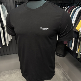İthal Christian Dior T-shirt  Kırışmayan Kumaş (15056-Siyah)