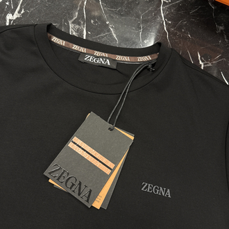 İthal ZEGNA T-shirt Kırışmayan Kumaş (15063-Siyah)