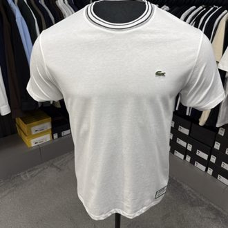 Yaka Detaylı T-shirt (26107-Beyaz)