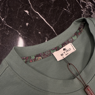 Premium Etro T-shirt (2238-Açık Yeşil)