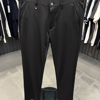İthal Lora Piana Kırışmayan Kumaş Jogger Pantolon (0110-Siyah)