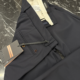Zegna Kırışmayan Kumaş Jogger Pantolon(1089-Koyu Lacivert)