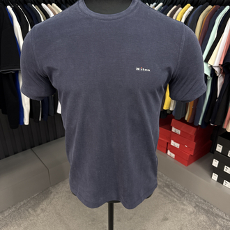 İthal Kiton T-shirt  Kırışmayan Kumaş (2286-Lacivert)