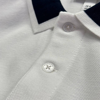 Detaylı Polo Yaka (10019-Beyaz)