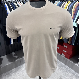 İthal Kiton T-shirt  Kırışmayan Kumaş (2286-Taş)