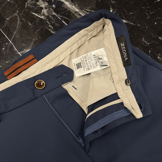 Zegna Kırışmayan Kumaş Jogger Pantolon(1089-İndigo)