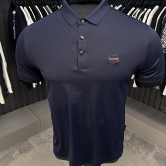 İthal PRADA Polo Yaka Kırışmayan Kumaş (0120-Lacivert)