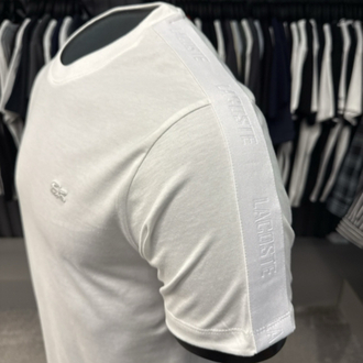 Omuz Detaylı T-shirt (26116-Beyaz)