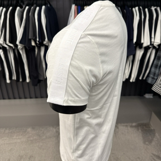Omuz Detaylı T-shirt (26116-Beyaz)