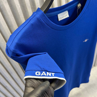 Kol Detaylı Pike Kumaş T-shirt  (15019-Sax Mavisi)