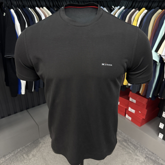 İthal Kiton T-shirt  Kırışmayan Kumaş (2286-Siyah)