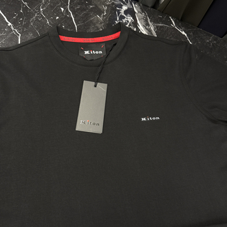İthal Kiton T-shirt  Kırışmayan Kumaş (2286-Siyah)