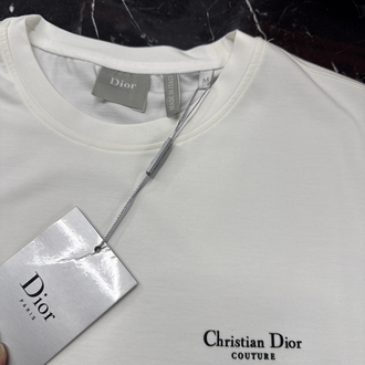 İthal Christian Dior T-shirt  Kırışmayan Kumaş (15056-Beyaz)