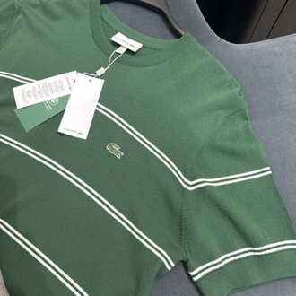 Çizgili Rayon Kırışmayan Kumaş Triko  (5064-Yeşil)