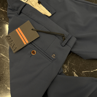 Zegna Kırışmayan Kumaş Jogger Pantolon(1089-İndigo)