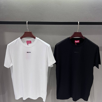 Dıesel Kırışmayan Kumaş T-shirt (26901- Siyah )