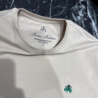 Premium Brooks Brothres T-shirt (2245-Bej)
