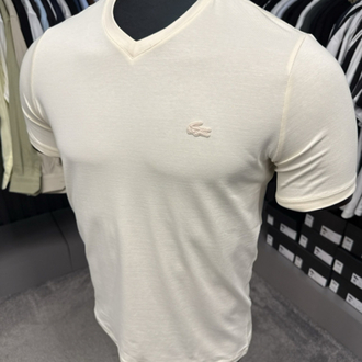 V Yaka T-shirt (2001 -Ekru)