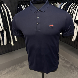 İthal PRADA Polo Yaka Kırışmayan Kumaş (0120-Lacivert)