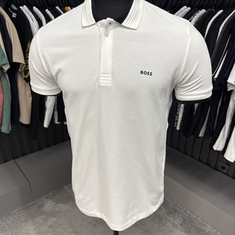 Boss Polo Yaka(1407-Beyaz)