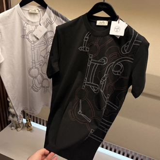 İthal Hermes T-shirt (Siyah) 5453