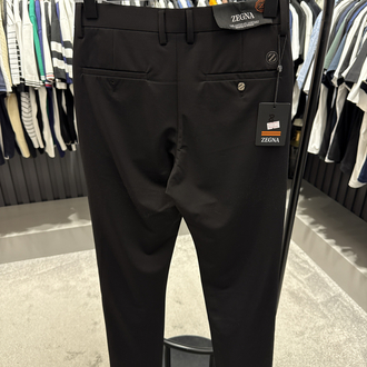 İthal ZEGNA Kırışmayan Kumaş Jogger Pantolon (0102-Siyah)