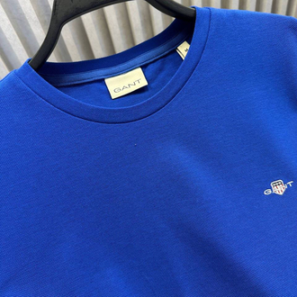 Kol Detaylı Pike Kumaş T-shirt  (15019-Sax Mavisi)