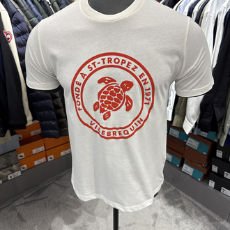 VILEBREQUIN Kaplumbağa Baskılı T-shirt