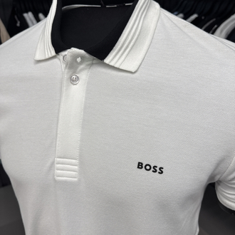 Boss Polo Yaka(1407-Beyaz)