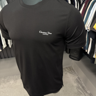 İthal Christian Dior T-shirt  Kırışmayan Kumaş (15056-Siyah)
