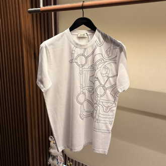 İthal Hermes T-shirt (Beyaz) 5354