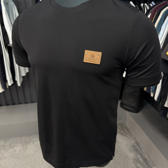 İthal  Loro Piano T-shirt  Kırışmayan Kumaş (15053-Siyah)