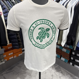 VILEBREQUIN Kaplumbağa Baskılı T-shirt