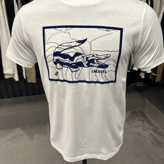 Süet Baskılı T-shirt (26108-Beyaz)