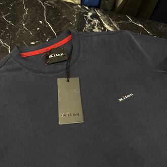 İthal Kiton T-shirt  Kırışmayan Kumaş (2286-Lacivert)