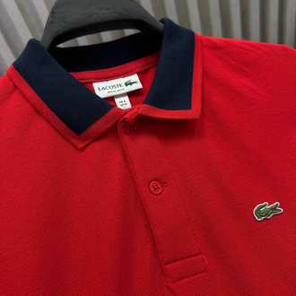 Detaylı Polo Yaka (10019-Kırmızı)