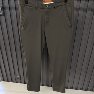 Zegna  Kırışmayan Kumaş Jogger Pantolon(1089-Haki)