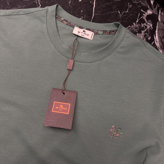 Premium Etro T-shirt (2238-Açık Yeşil)