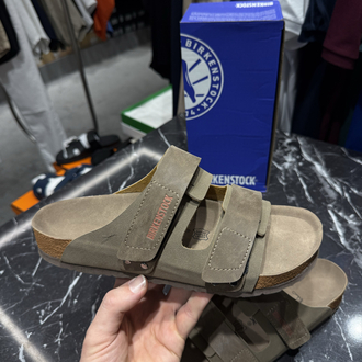 Birkenstock Yeni Sezon Cırtlı Terlik (Vizon)